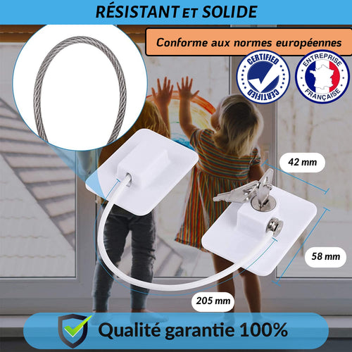 Sécurité Fenêtre Enfant Sans Perçage