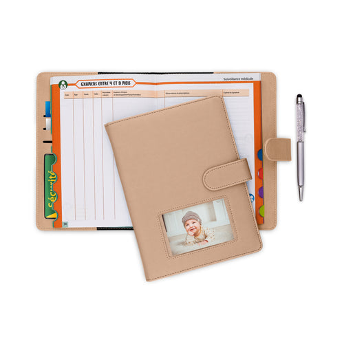 Protège Carnet de Santé Bébé – Bleu
