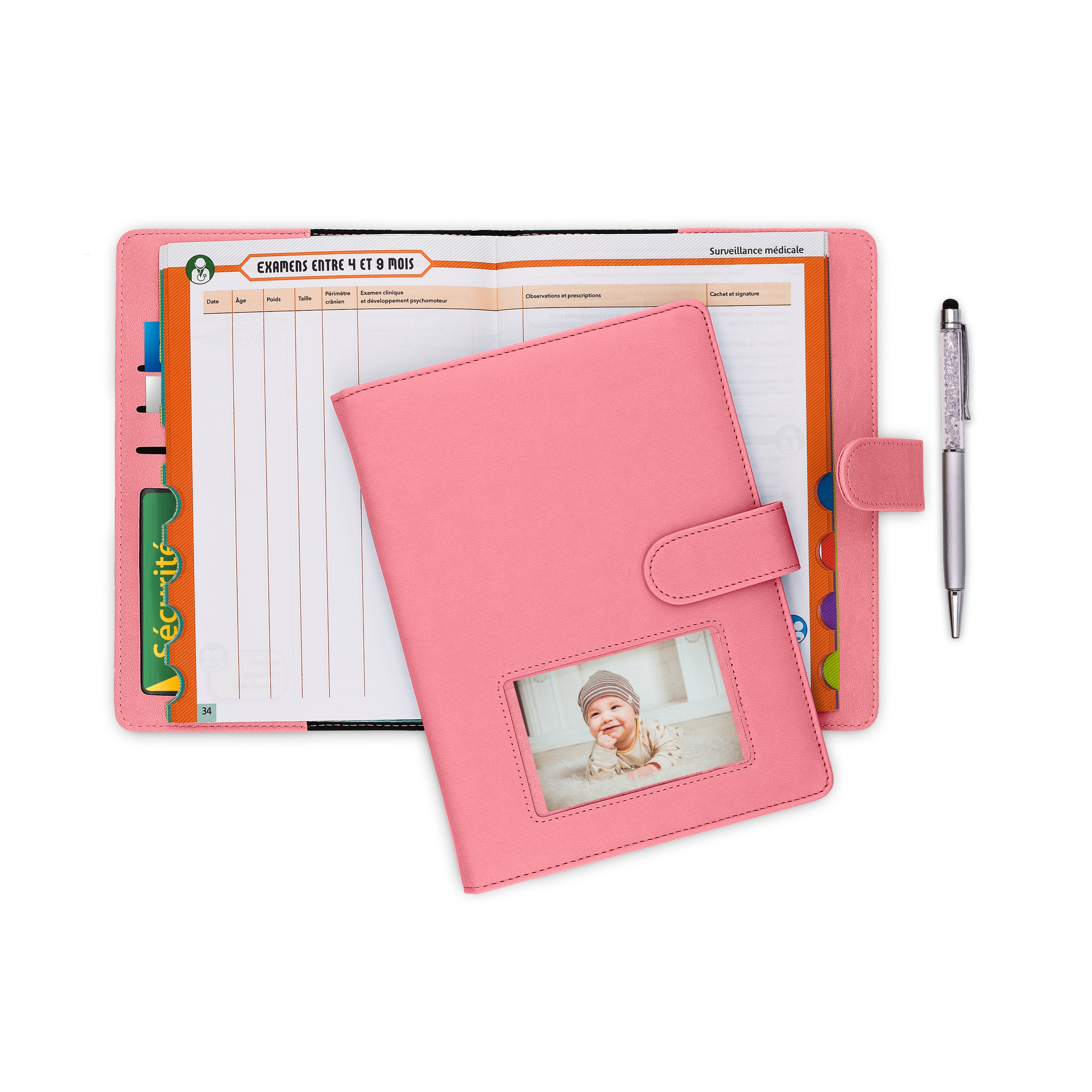 Protège Carnet de Santé Bébé – Bleu