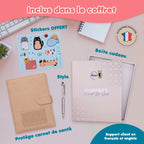 Protège Carnet de Santé Bébé - Beige
