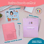 Protège Carnet de Santé Bébé - Rose
